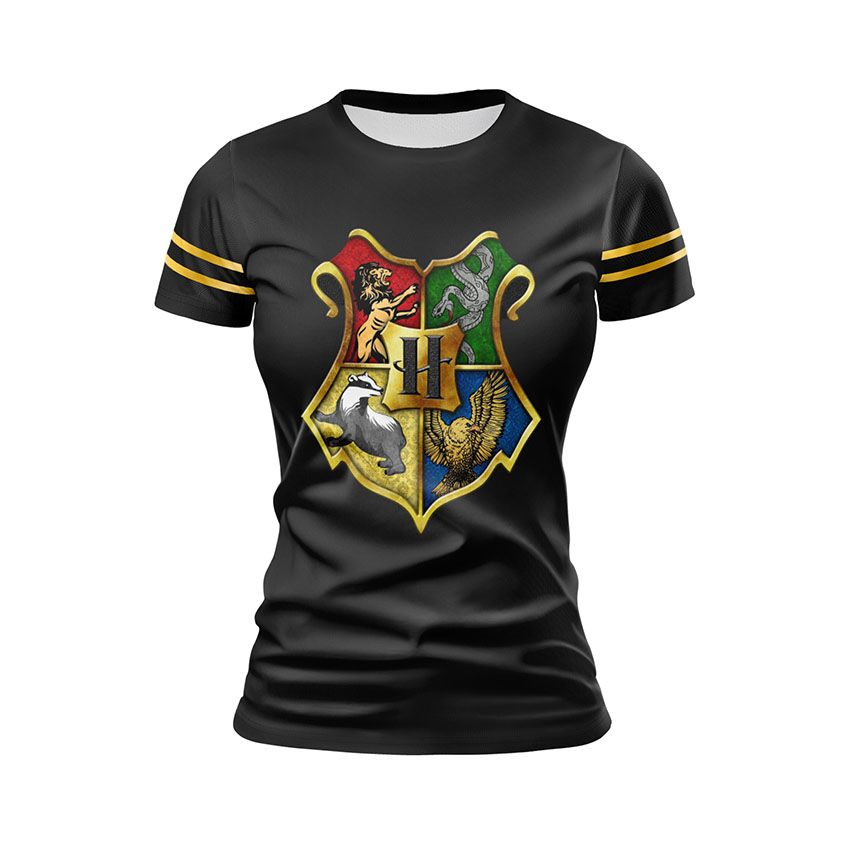 Футболка жіноча спортивна Гаррі Поттер Факультети магії Harry Potter Faculties of magic
