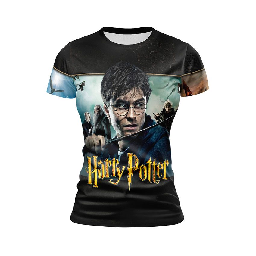 Футболка жіноча спортивна Гаррі Поттер Магічний світ Harry Potter Magical World