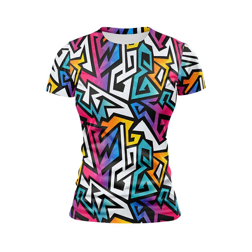 Футболка жіноча спортивна Графіті стиль Graffiti Style