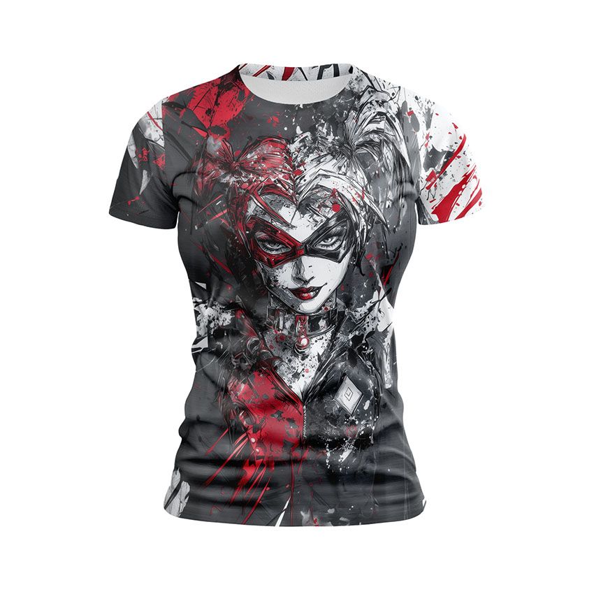 Футболка жіноча спортивна Харлі Квін Арт Harley Quinn Аrt