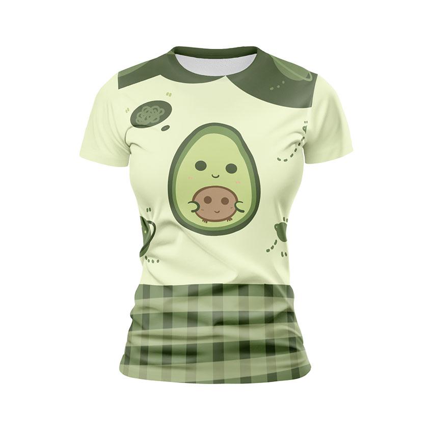 Футболка жіноча спортивна Космічне авокадо Cosmic Avocado
