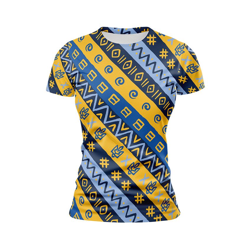Футболка жіноча спортивна Національний патерн National pattern