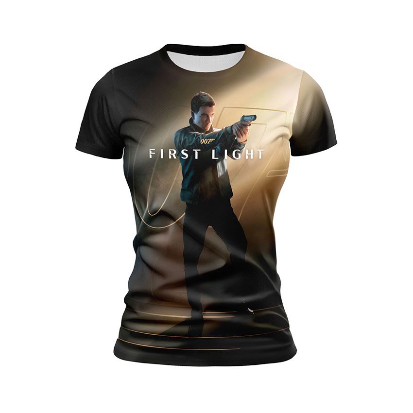 Футболка жіноча спортивна Перше світло Гра Джеймс Бонд First light Game James Bond