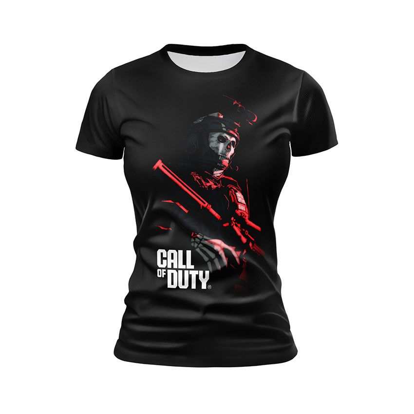 Футболка жіноча спортивна Поклик Обов язку Гоуст Гра Call of Duty Ghost Game