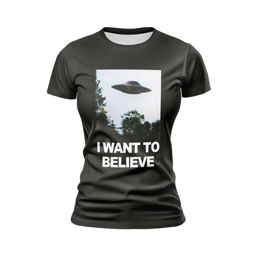 Футболка жіноча спортивна Секретні матеріали Я хочу вірити The X Files I want to believe