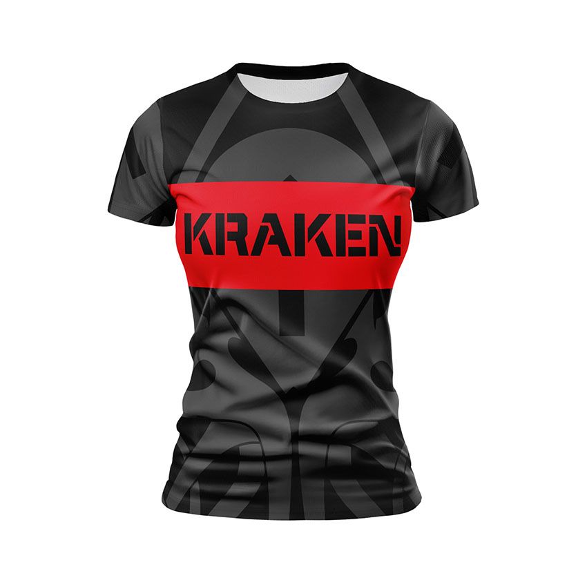 Футболка жіноча спортивна Спецпідрозділ Кракен Елітний захист Kraken Special Unit Elite Defense