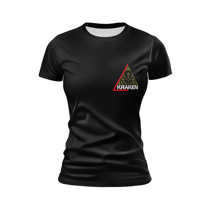 Футболка жіноча спортивна Спецпідрозділ Кракен Символ відваги Kraken Special Unit Symbol of Courage
