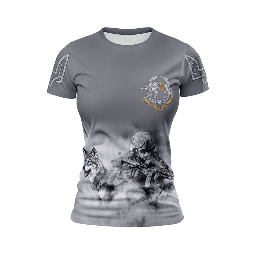 Футболка жіноча спортивна ССО Бойовий дух Warrior Spirit