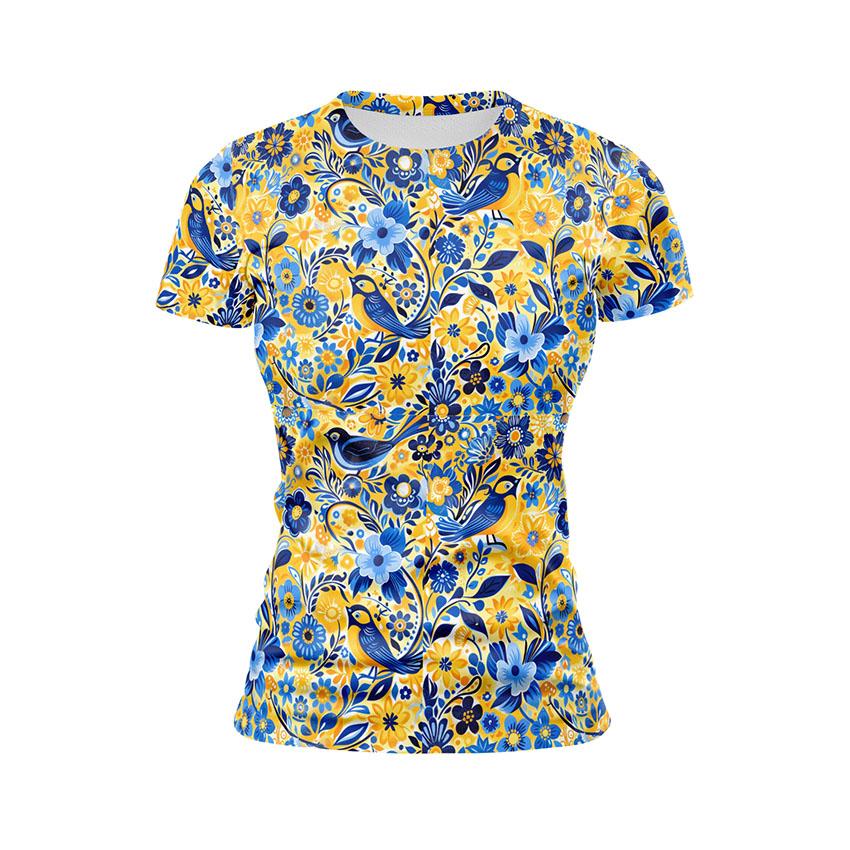 Футболка жіноча спортивна Український сад Ukrainian garden