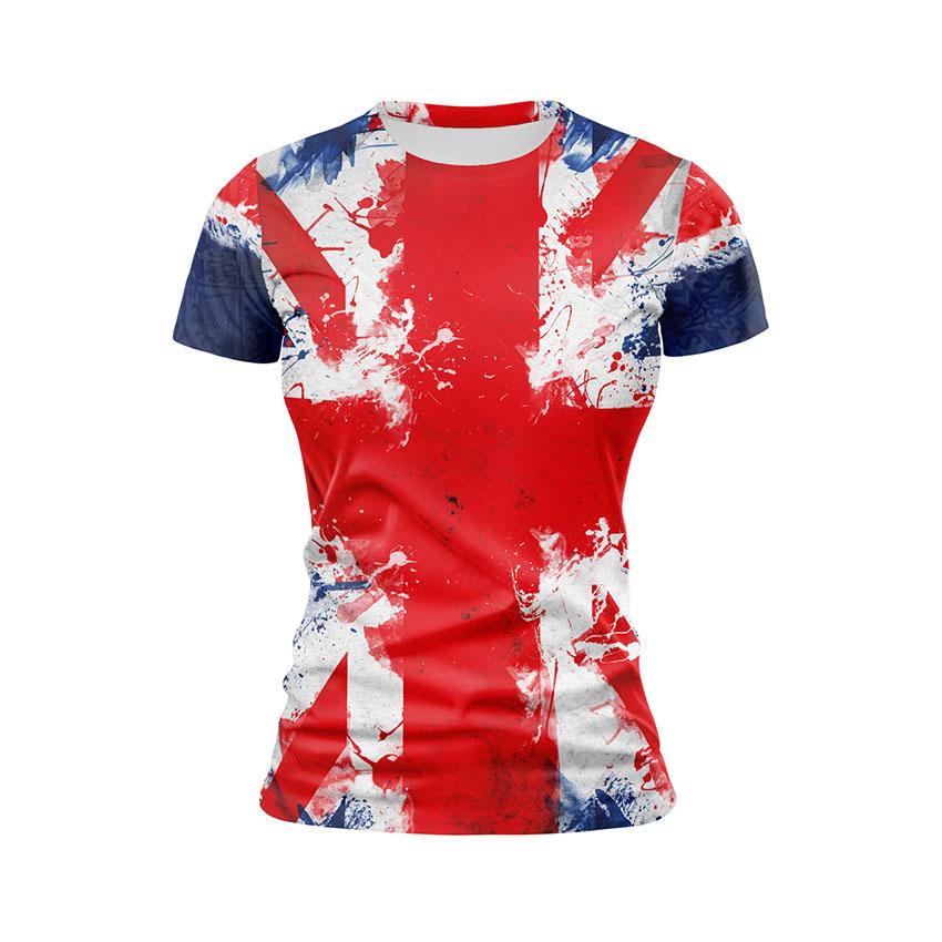 Футболка жіноча спортивна Великобританія United Kingdom