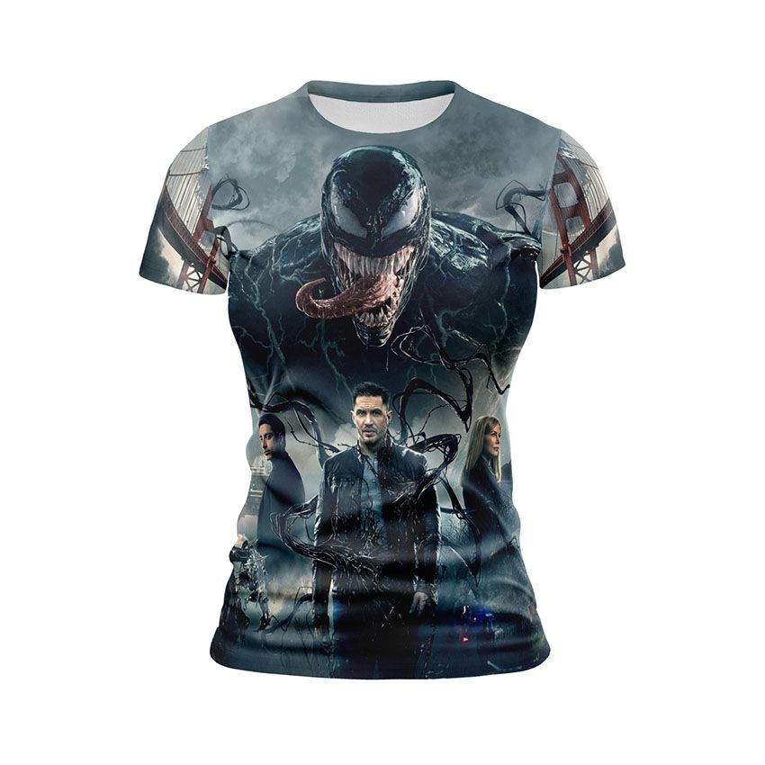 Футболка жіноча спортивна Веном Безмежна сила Venom Limitless power