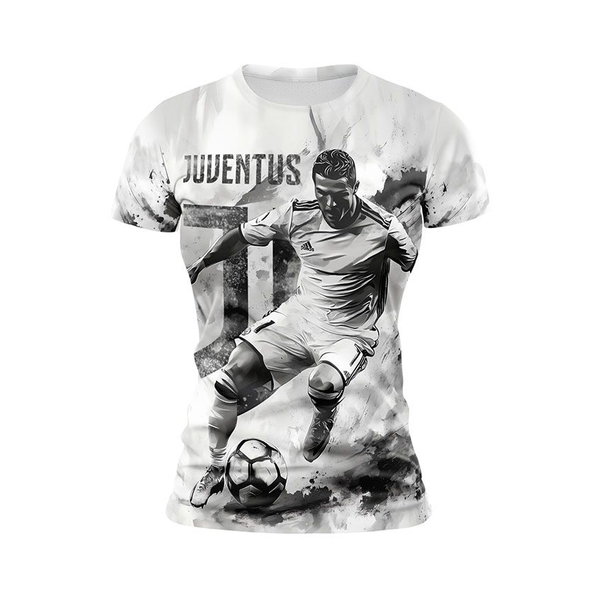 Футболка жіноча спортивна Ювентус Енергія перемоги Juventus Energy of victory