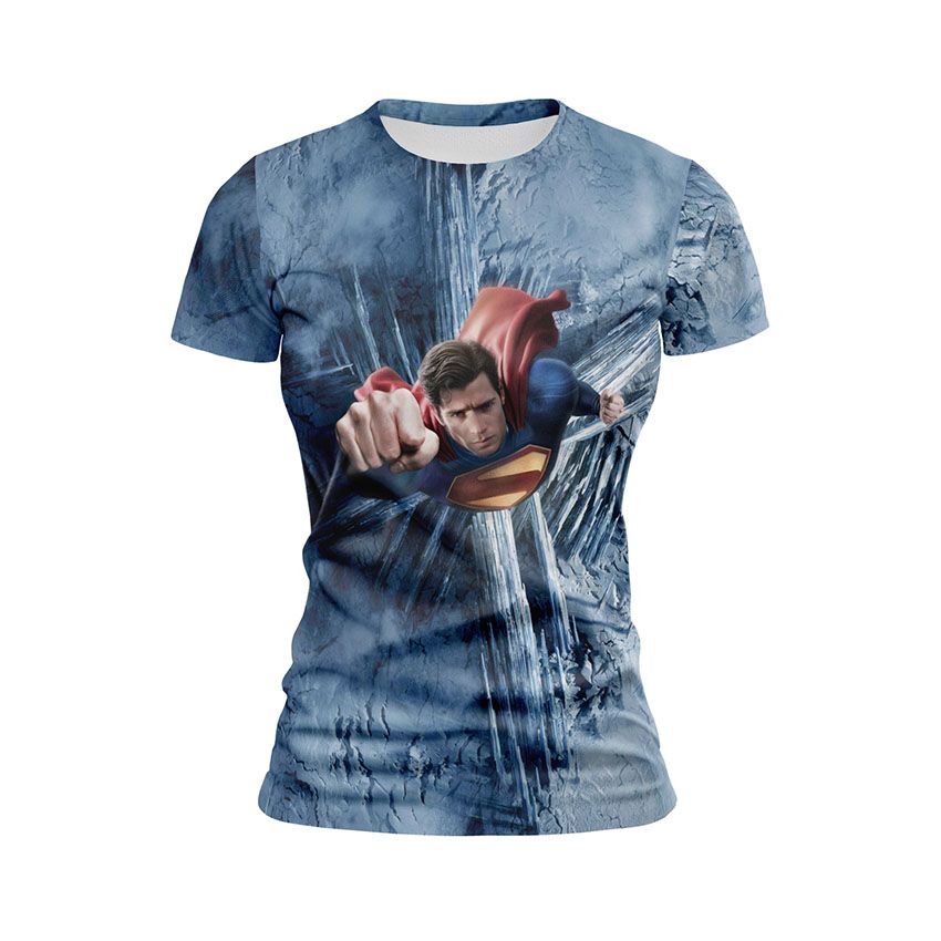 Футболка жіноча Супермен Крижане небо Superman Frozen Sky