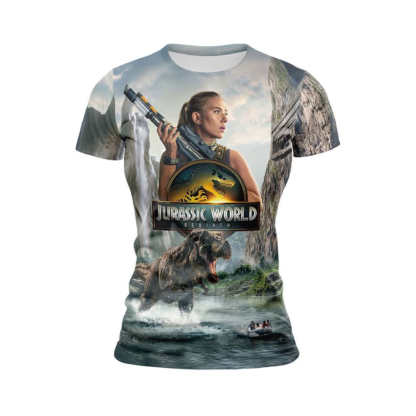 Футболка жіноча Світ Юрського періоду Атака Динозавра Jurassic World Dinosaur Attack