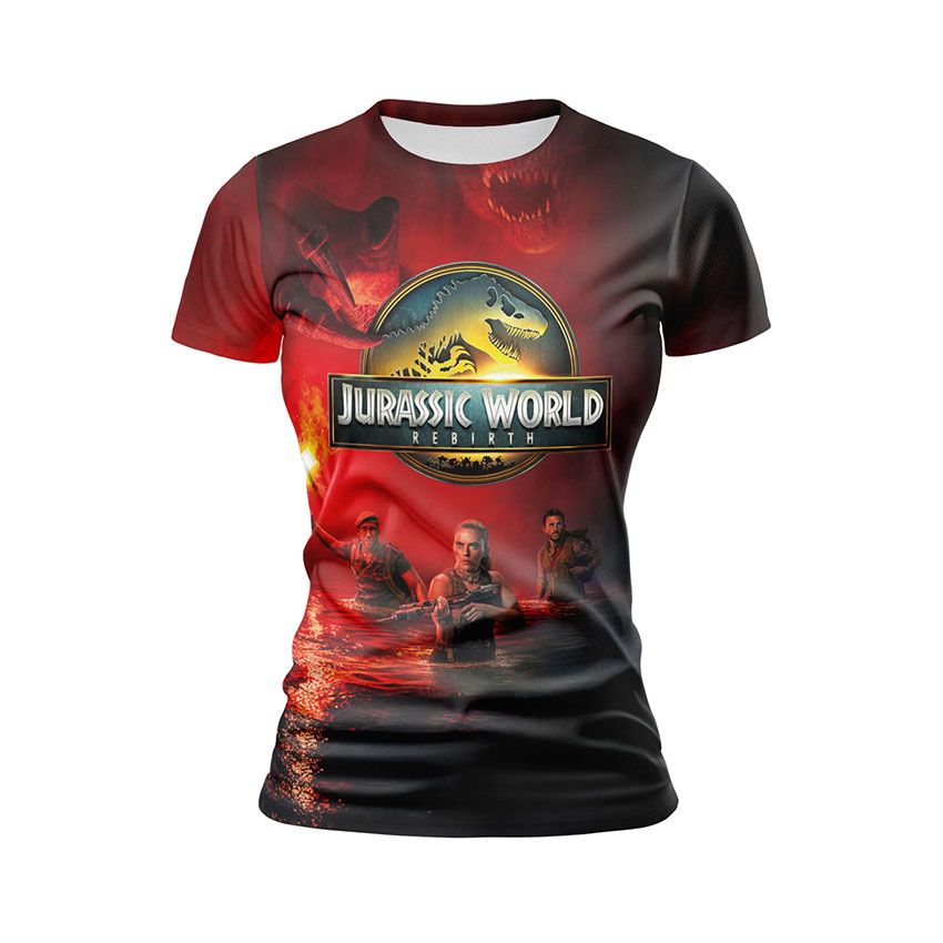 Футболка жіноча Світ Юрського періоду Полювання у Темряві Jurassic World Hunt in the Dark