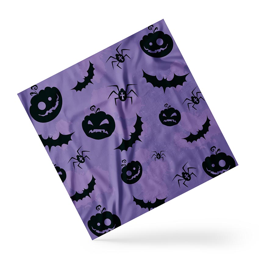 Хустка Гарбузи на фіолетовому фоні Pumpkins on the purple background