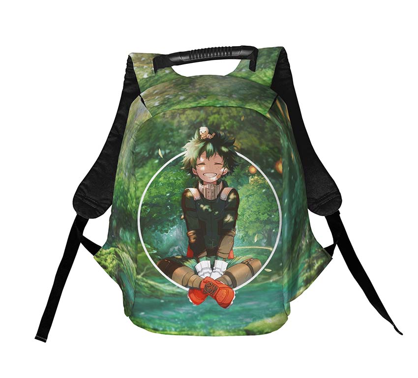 Ізуку Мідорія у лісі Моя академія героїв Izuku Midoriya in forest My Hero Academia