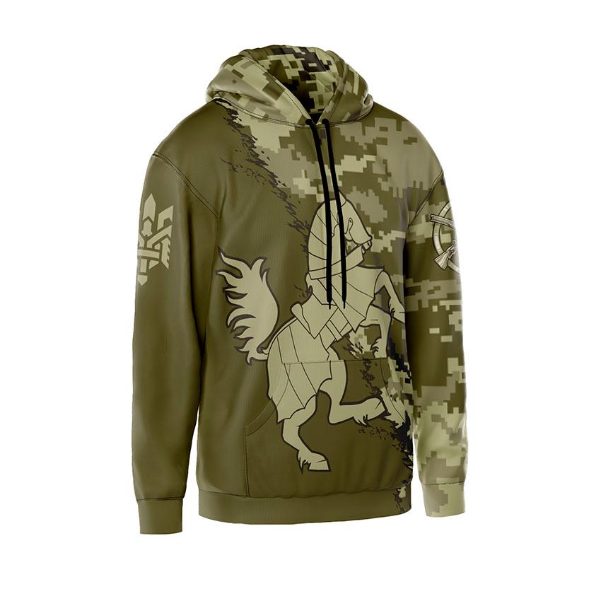 Худі чоловіче 1-ша окрема важка механізована бригада Камуфляж Camouflage