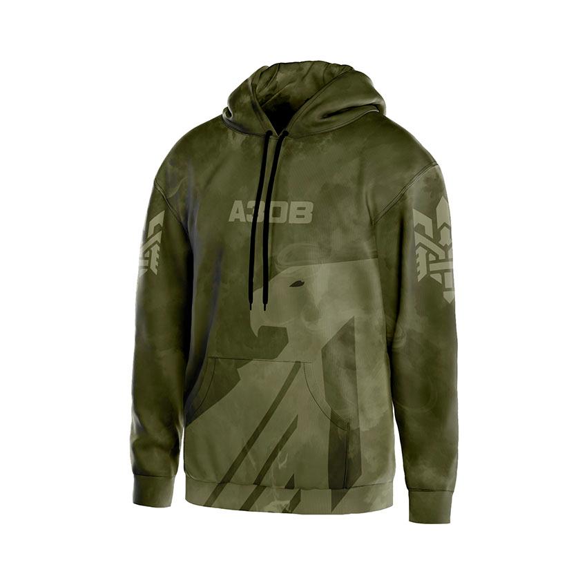 Худі чоловіче 1-й корпус НГУ «Азов» Тактичний Стиль Tactical Style хакі