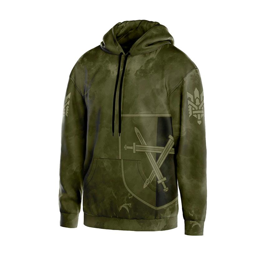 Худі чоловіче 32-га окрема механізована бригада Тактичний стиль Tactical style хакі