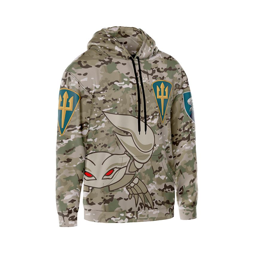 Худі чоловіче 34-та окрема бригада берегової оборони Камуфляж Camouflage