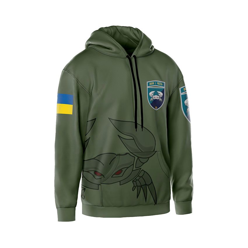 Худі чоловіче 34-та окрема бригада берегової оборони Воля і честь Will and honor