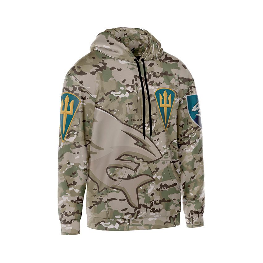 Худі чоловіче 40-ва окрема бригада берегової оборони Камуфляж Camouflage