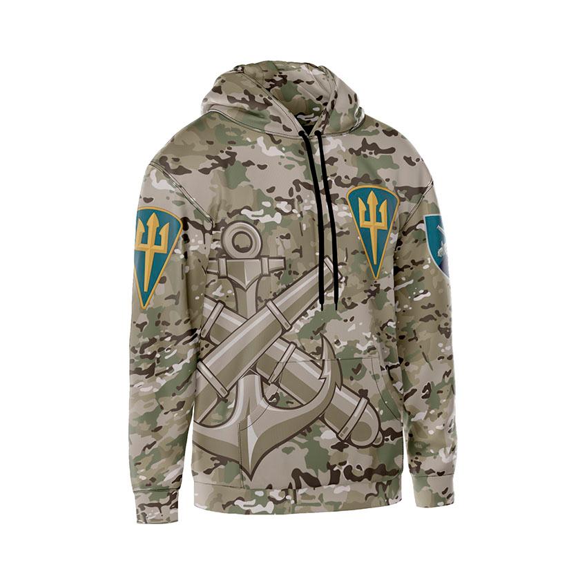 Худі чоловіче 406-та окрема артилерійська бригада Камуфляж Camouflage