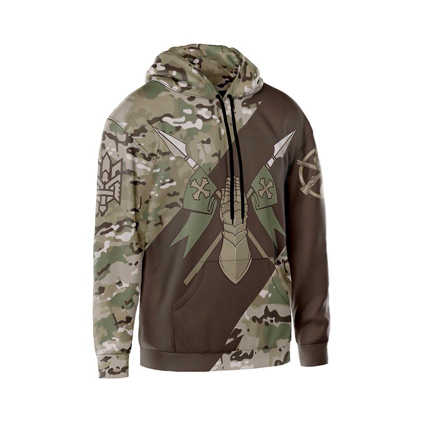 Худі чоловіче 5-та окрема важка механізована бригада Камуфляж Camouflage