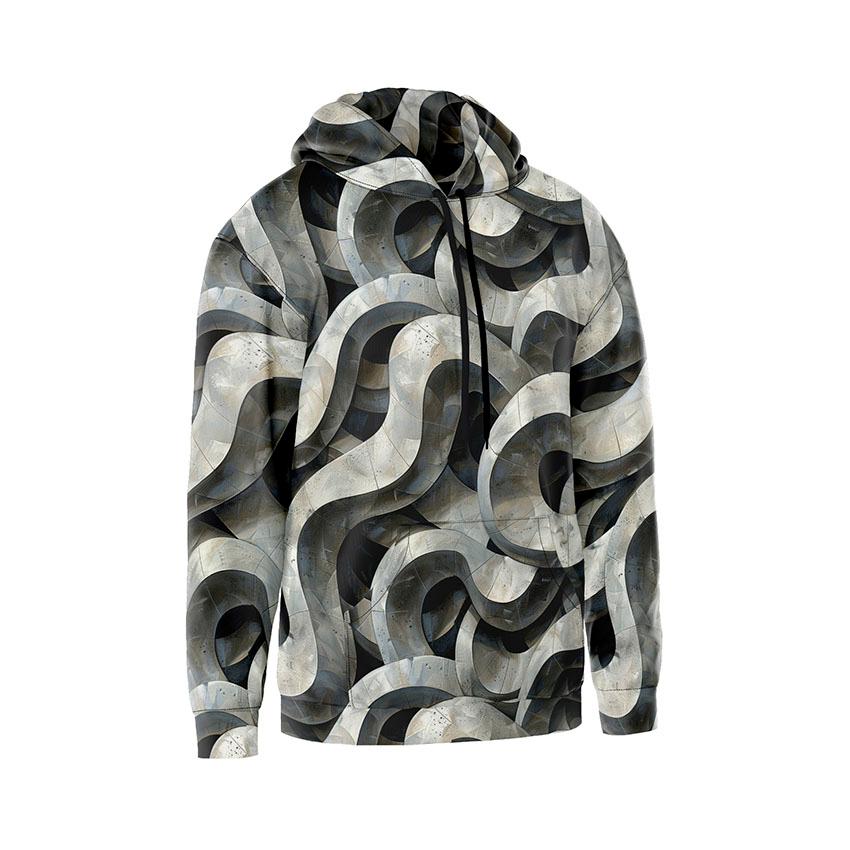 Худі чоловіче «Абстрактна спіраль Abstract spiral»