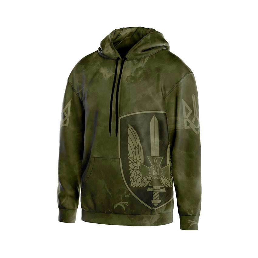 Худі чоловіче Альфа Спецпідрозділ СБУ Тактичний стиль Tactical style хакі