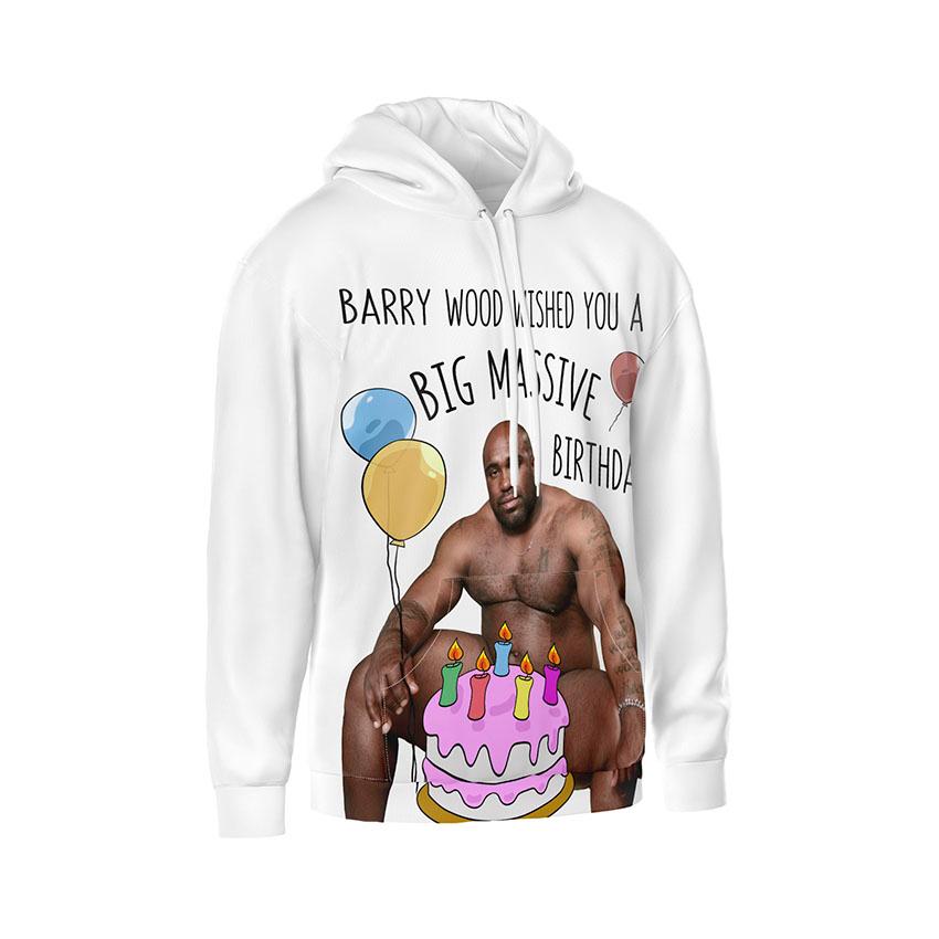 Худі чоловіче Баррі Вуд Привітання Barry Wood Greeting