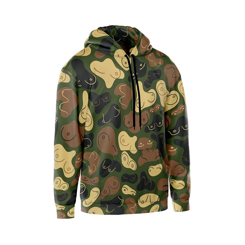 Худі чоловіче Бодипозитивний камуфляж Body-positive camouflage