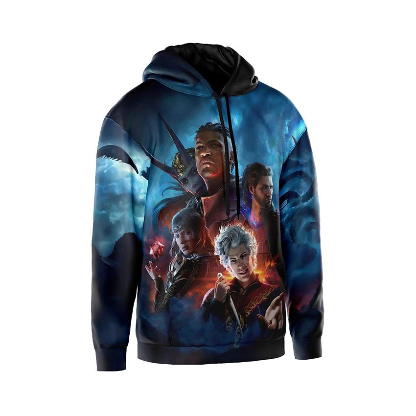 Худі чоловіче «Брама Балдура 3 Головні герої Baldur’s Gate 3 Main characters»