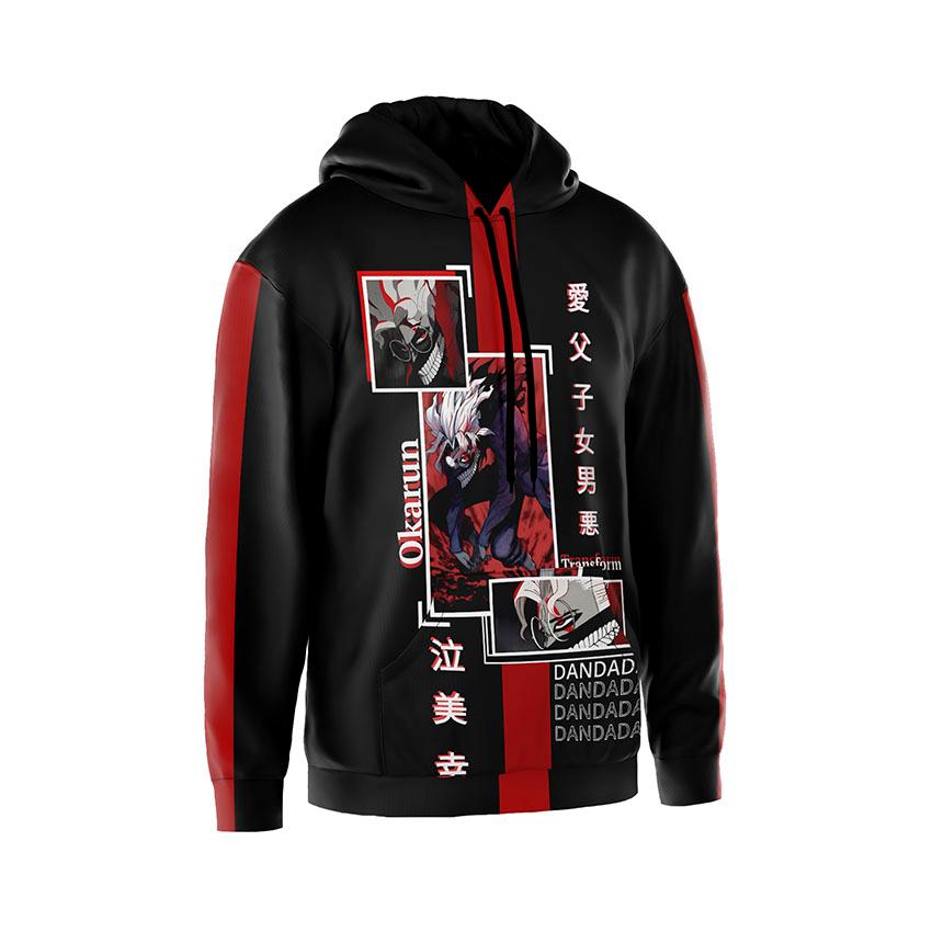 Худі чоловіче Дандадан Перевтілення Окаруна Dandadan Okaruns Transformation