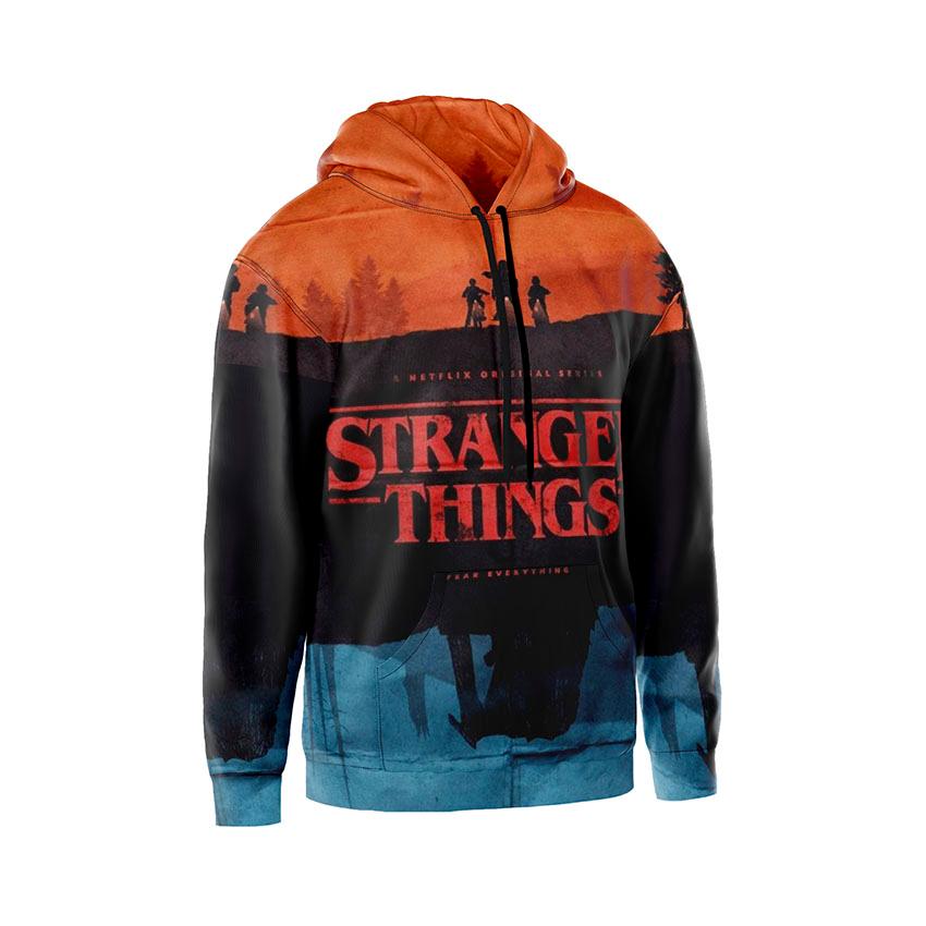 Худі чоловіче «Дивні дива Нічний Похід Stranger Things Night Walk»