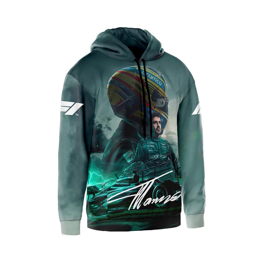 Худі чоловіче Фернандо Алонсо Астон Мартін Формула-1 Fernando Alonso Aston Martin Formula-1
