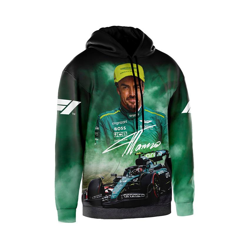 Худі чоловіче Фернандо Алонсо Автогонщик Формула-1 Fernando Alonso Driver Formula-1