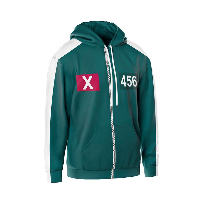 Худі чоловіче Гра в кальмара Ігровий костюм Squid Game Game Uniform