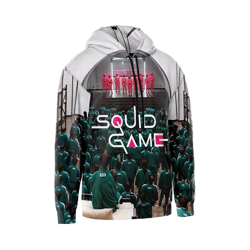 Худі чоловіче Гра в кальмара Початок гри Squid Game Game Begins