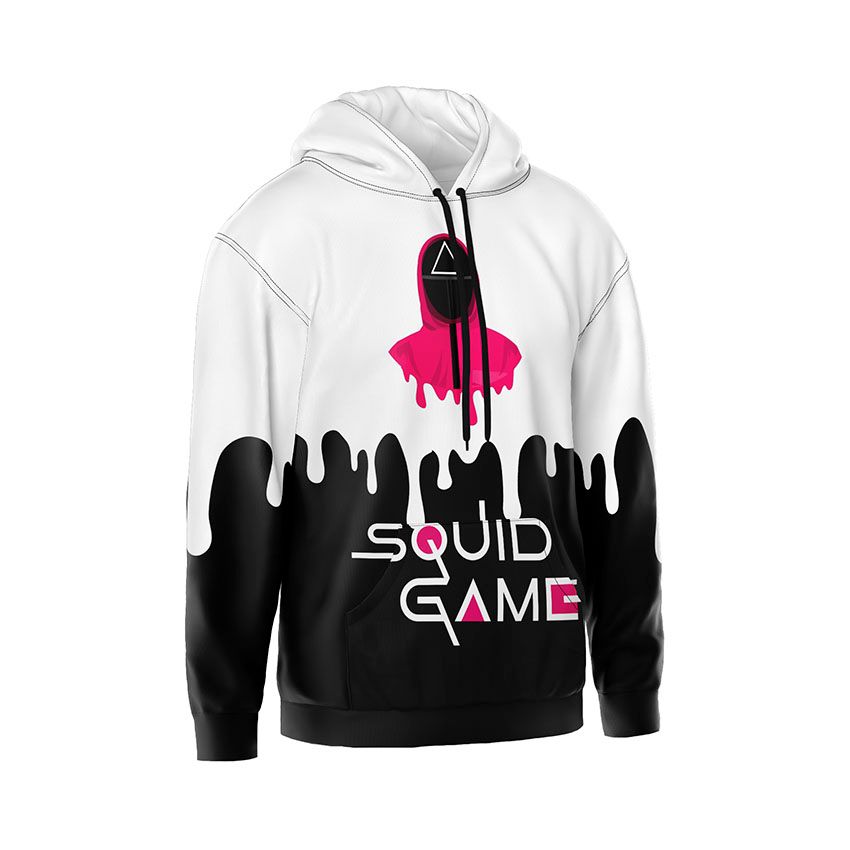 Худі чоловіче Гра в кальмара Рожевий солдат Squid Game Pink soldier