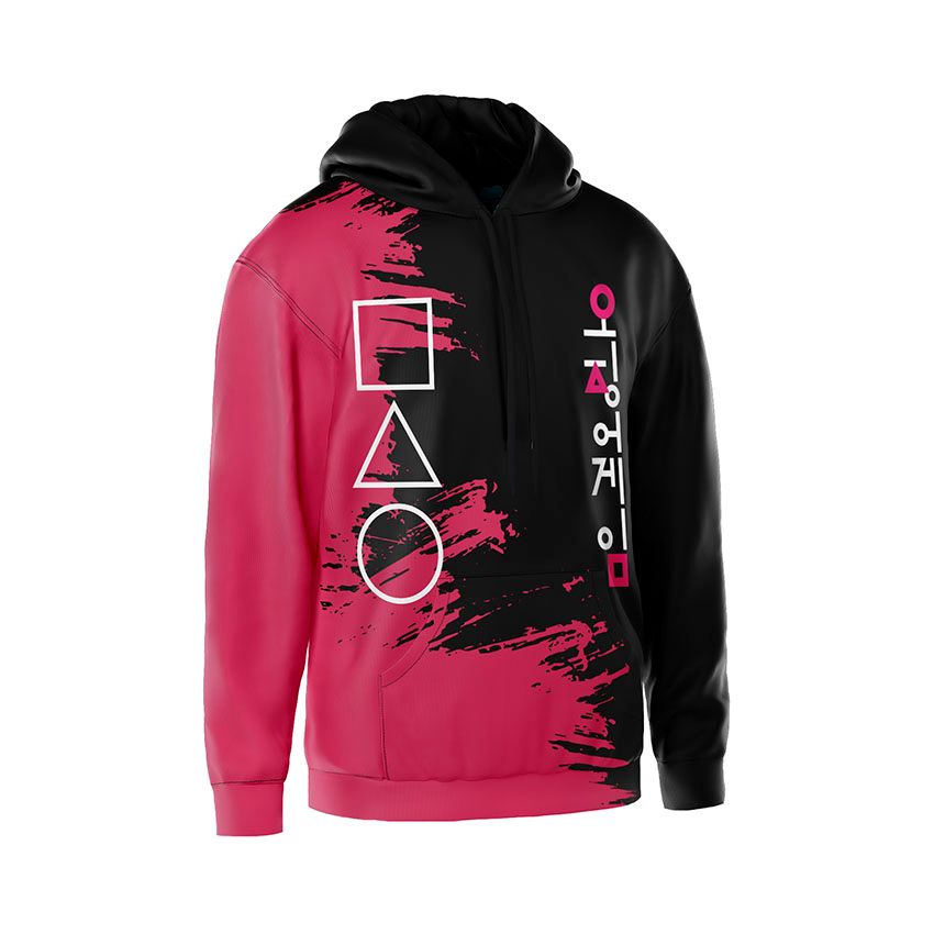 Худі чоловіче Гра в кальмара Символи гри Squid Game Game Symbols