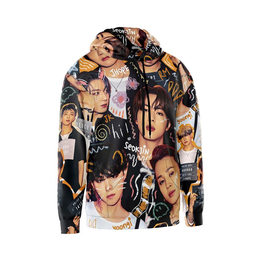 Худі чоловіче «Гурт БТС К-поп BTS group K-pop»
