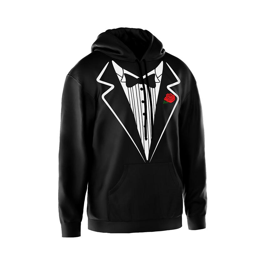 Худі чоловіче Костюм з трояндою Suit with rose