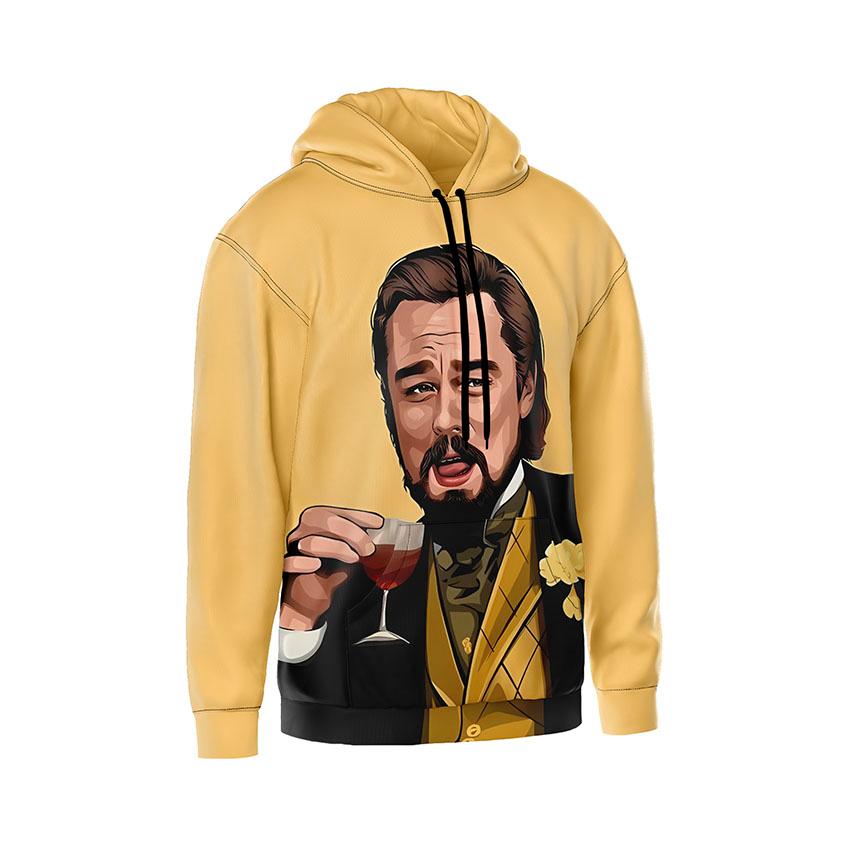 Худі чоловіче Леонардо Ді Капріо Саркастичний Келвін Кенді Leonardo DiCaprio Sarcastic Calvin Candy