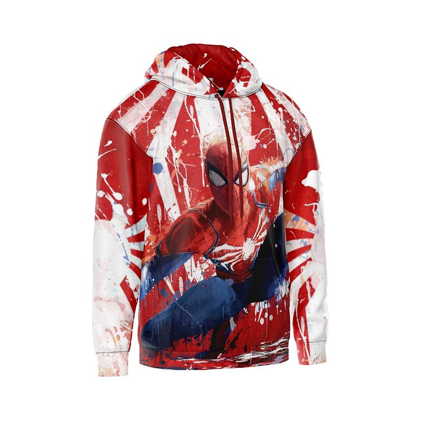 Худі чоловіче «Людина-павук Супергеройське приземлення Spider-Man»
