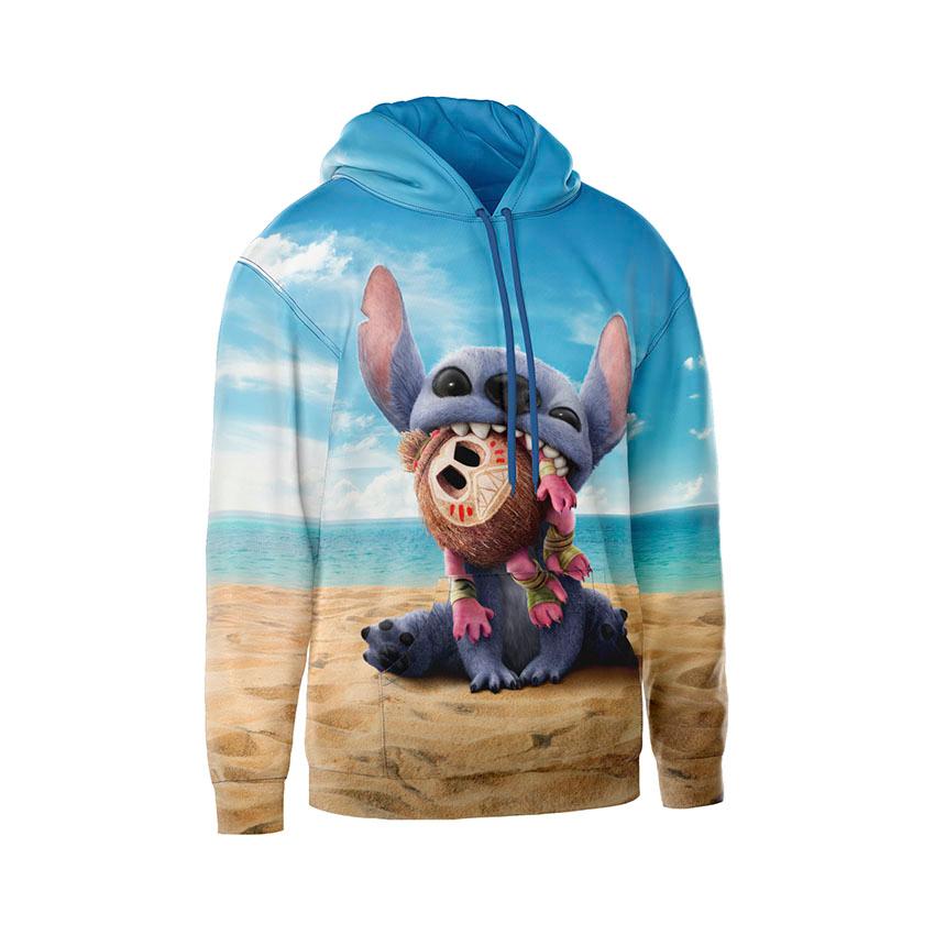Худі чоловіче «Пляжний Стіч Ліло і Стіч Beach Stitch Lilo and Stitch»