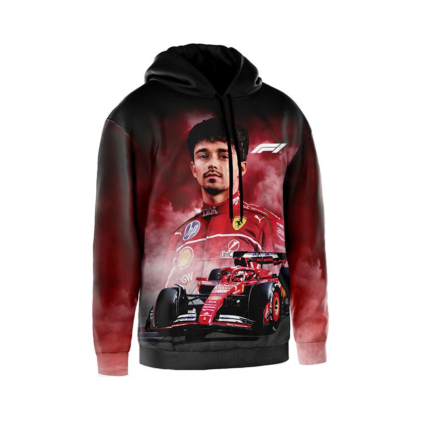 Худі чоловіче Шарль Леклер Пілот Формули-1 Charles Leclerc Formula-1 driver