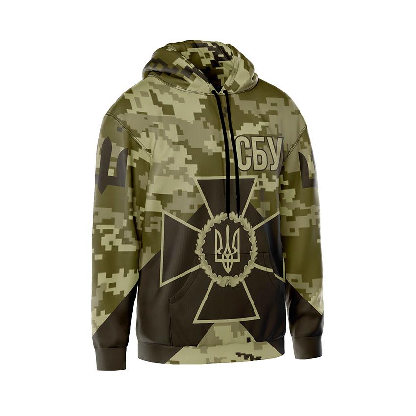 Худі чоловіче Служба безпеки України Камуфляж Camouflage