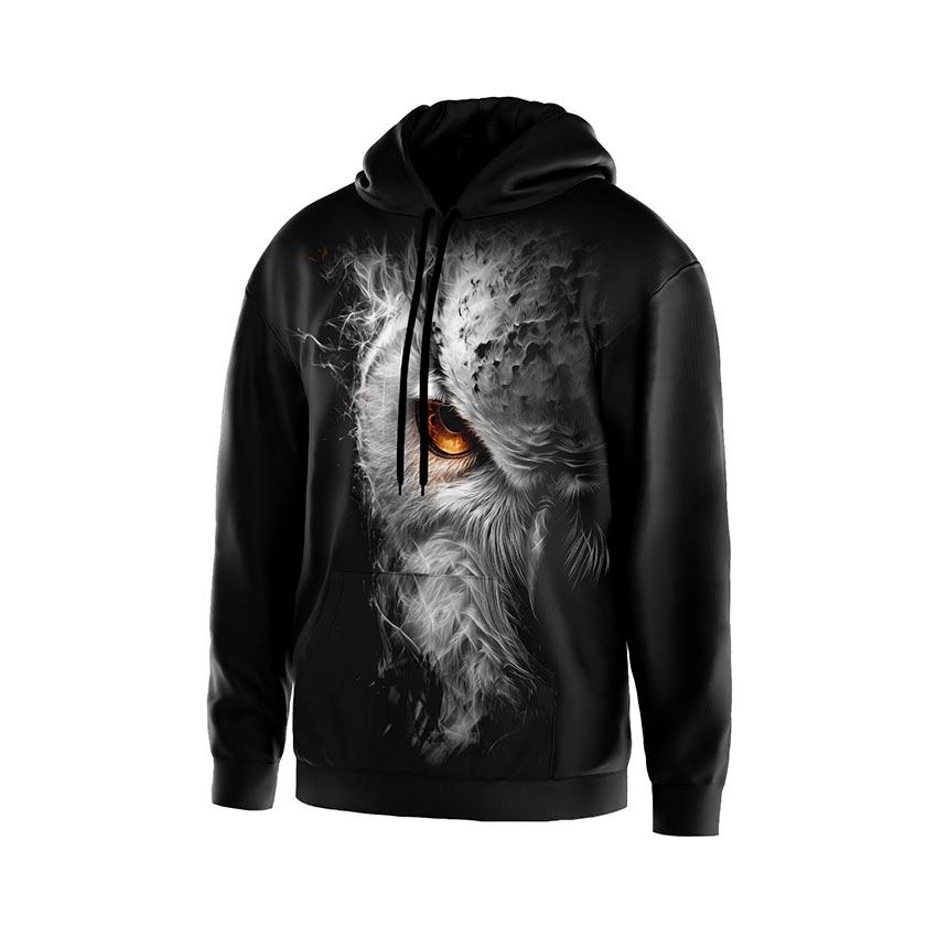 Худі чоловіче Сова Охоронець ночі Owl Guardian of the night